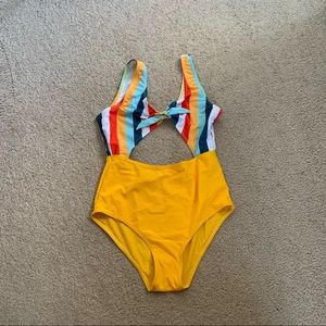 Women’s Bright Colors Swim Suit Size L